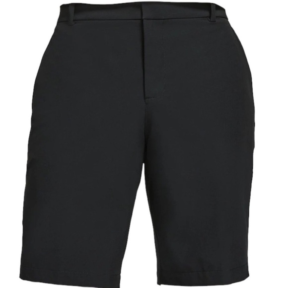 Nike Dri-FIT Golf Shorts Black Standard Fit Stretch Chino Hybrid Bermuda Sz 38 - Picture 1 of 11